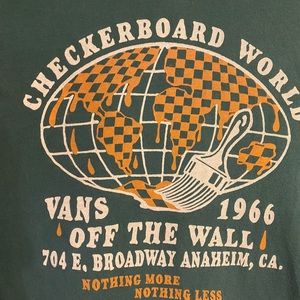 🛹MEN’s PREMIUM VANS SIZE S DEEP TEAL T-SHIRT🛹